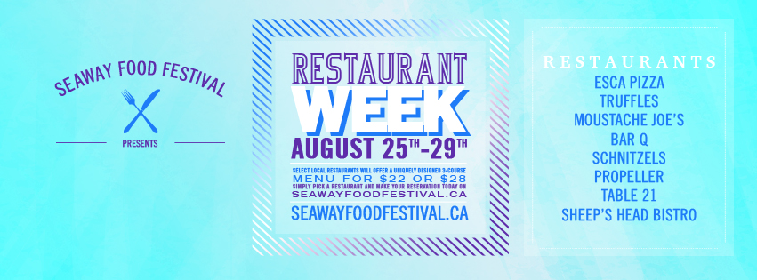 The Seaway Food Festival’s Restaurant Week is back! | Press Release